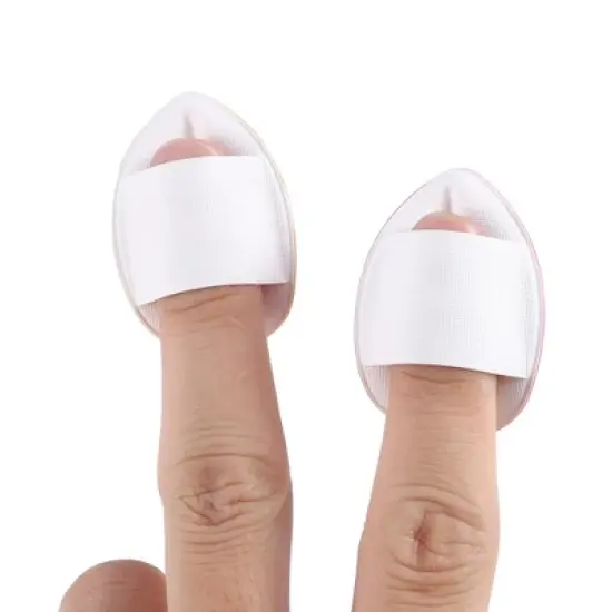 Unique Bargains Dry Wet Use Mini Finger Makeup Puff Multicolor 1.54"x1.22" 5 Pcs image {4}