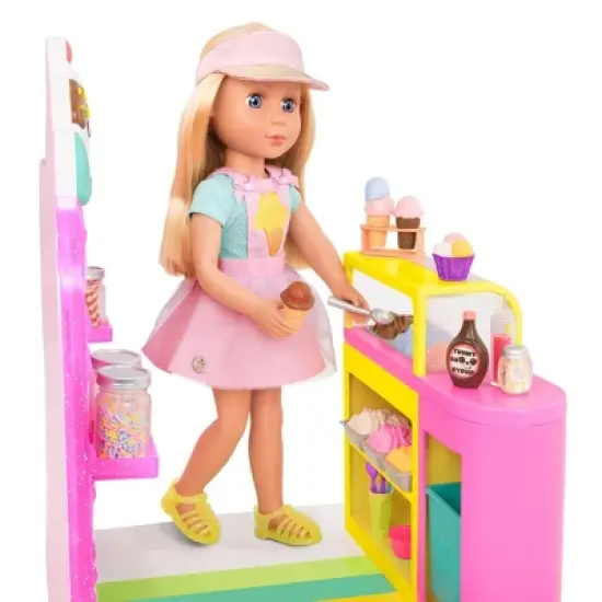 Glitter Girls Ice Cream Shop Accessory Playset for 14" Dolls image {1}