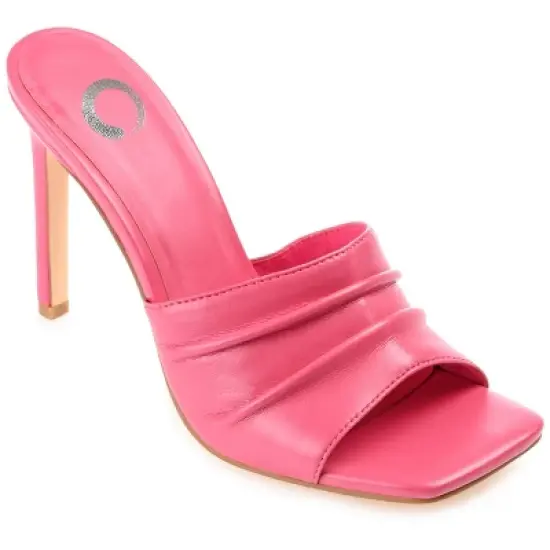 Journee Collection Womens Camber Tru Comfort Foam Open Toe High Stiletto Pumps image {13}