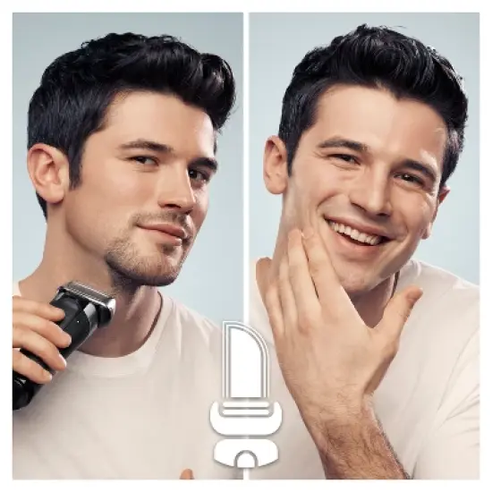 Braun Series 8-8457cc Men's Electric Foil Shaver with Precision Beard Trimmer & Clean & Charge SmartCare Center image {5}