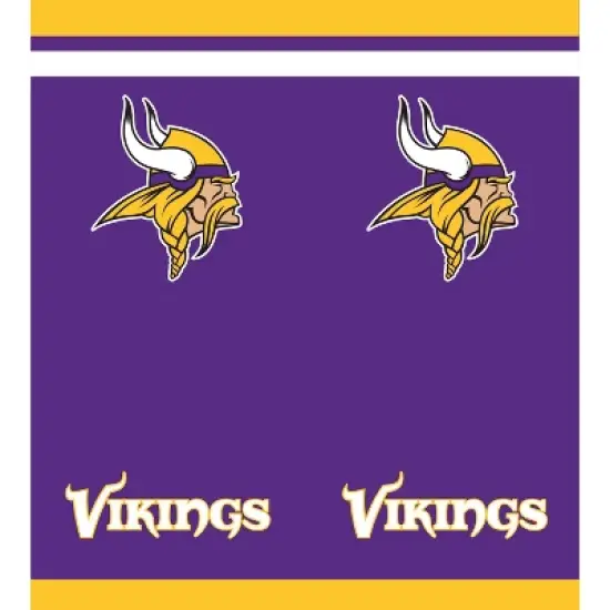3ct Minnesota Vikings Football Reusable Tablecloth image {1}
