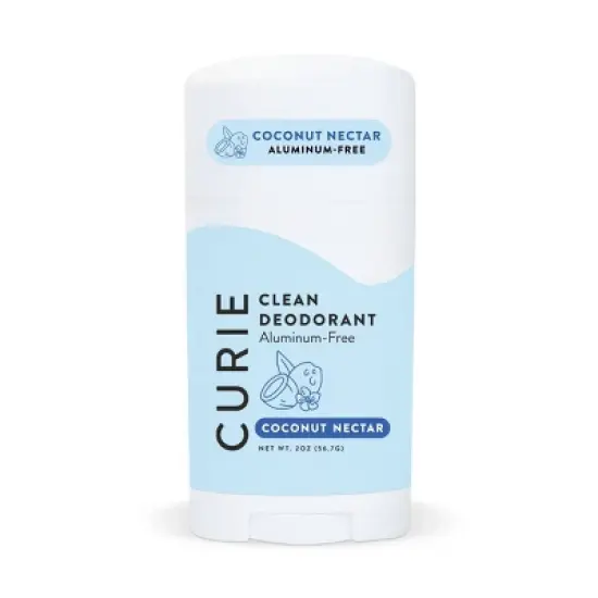 Curie Solid Deodorant Stick Coconut Nectar - Aluminum-Free 2oz image {3}
