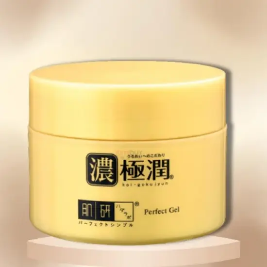 Rohto Hada Labo Gokujyun Perfect Gel | Enriched with three kinds of hyaluronic acid to improve the skin (3.5 oz) image {1}