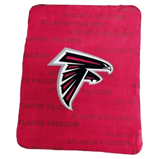 NFL Atlanta Falcons Classic Fleece Throw Blanket image {1}