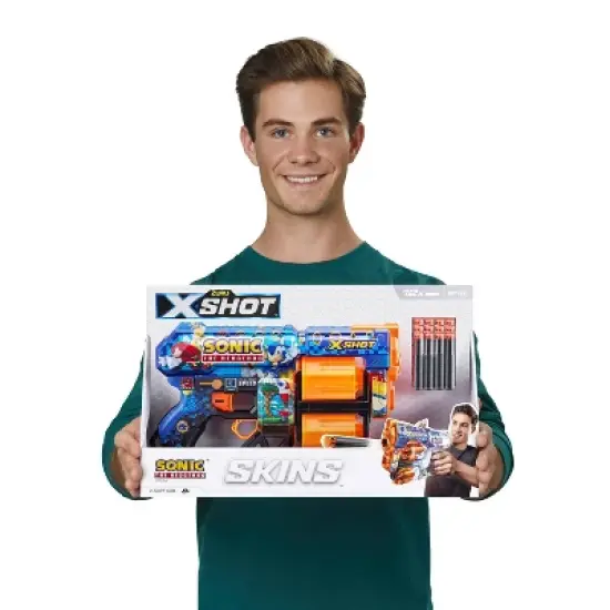 X-Shot SKINS Dread Dart Blaster - Sonic the Hedgehog by ZURU image {3}