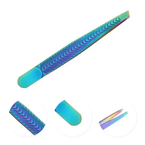 Unique Bargains 1pcs Durable Eyebrow Tweezer for Bathroom Travel Hotel image {2}