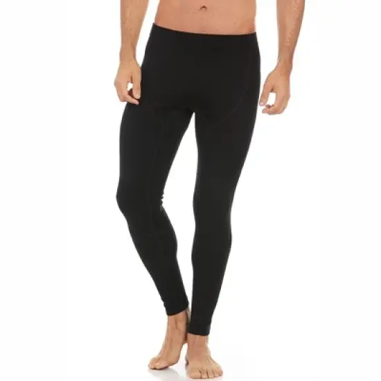 Minus33 Merino Wool Midweight - Men's Wool Flyless Running Tight Woolverino Black S image {3}