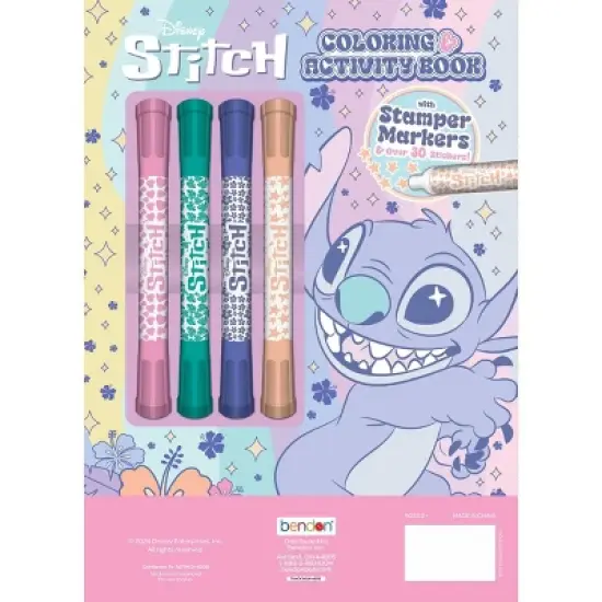 Disney Stitch Coloring & Activity with Stamper Marker Book image {1}