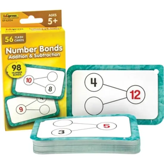 Edupress Number Bonds Addition and Subtraction Flash Cards image {1}