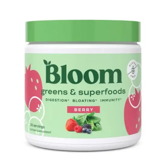 BLOOM NUTRITION Greens and Superfoods Powder - Berry image {8}