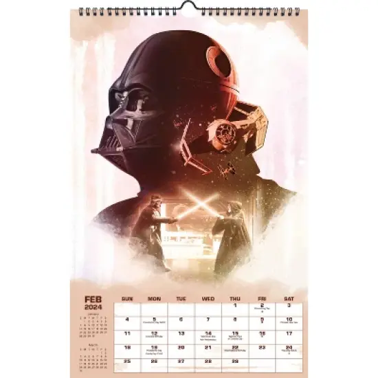 Trends International Inc. 2023-24 Wall Calendar 17"x11" Star Wars: Saga image {2}