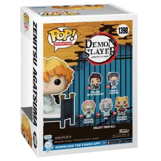 Funko POP! Animation: Demon Slayer Zenitsu Agatsuma Vinyl Figure image {2}