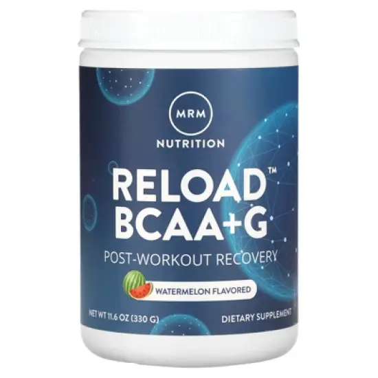 MRM Nutrition Reload BCAA+G, Post-Workout Recovery, Watermelon, 11.6 oz (330 g) image {4}