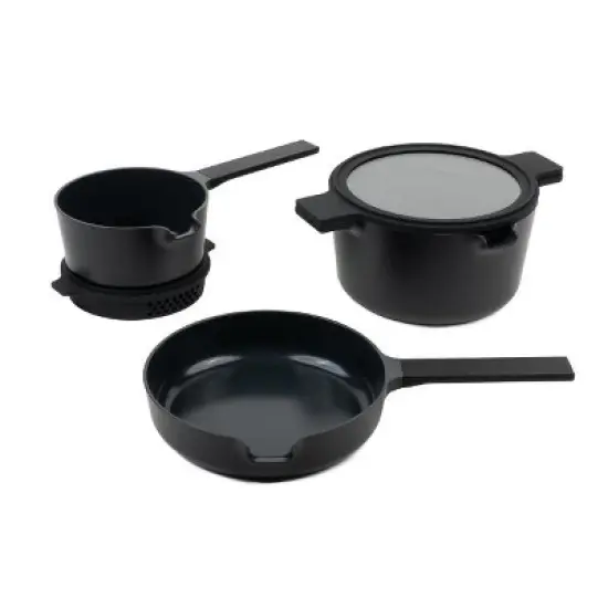 Alva Neat 5-Piece Nonstick Ceramic Nesting Cookware Set image {9}