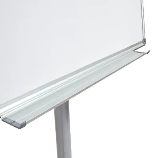 Sunnydaze Adjustable Height Magnetic Mobile Whiteboard and Flipchart Easel - 59" to 78" H image {3}