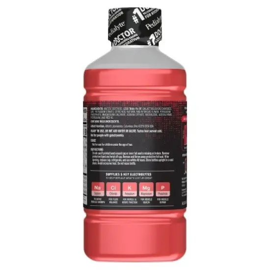Pedialyte Sport Electrolyte Solution Hydration Drink - Fruit Punch - 33.8 fl oz image {1}