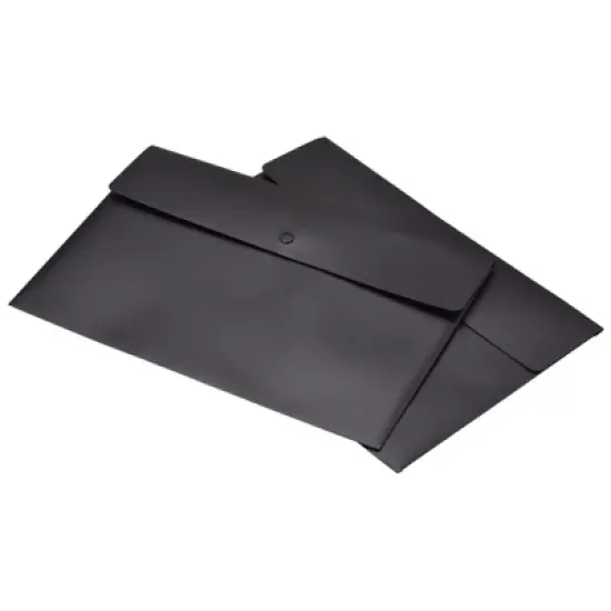 Unique Bargains A4 Envelope Home Office File Folder Pockets with Snap Button 5 Pcs image {2}