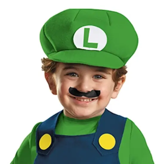 Nintendo Super Mario Bros. Luigi Toddler Costume Jumpsuit image {1}