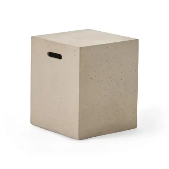 GDFStudio Biella Outdoor Acacia Wood 5 Seater Sectional Sofa Set with Fire Pit image {5}