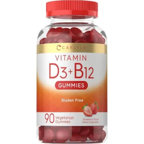 Carlyle Vitamin D3 and Vitamin B12 | 90 Gummies image {8}