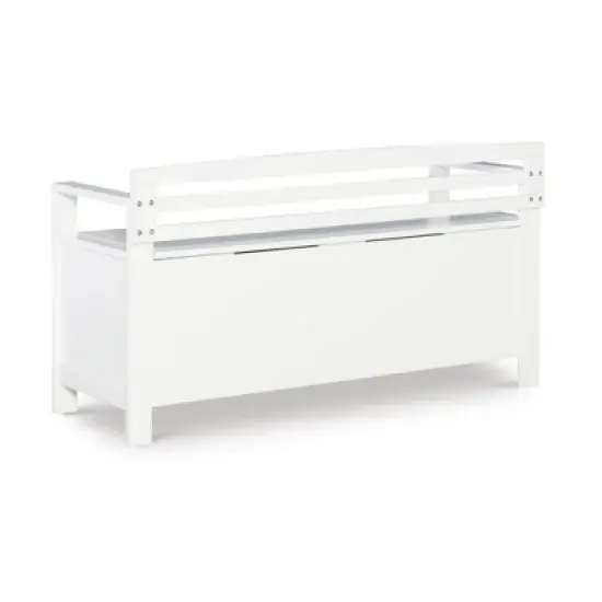 Laredo Storage Bench White - Linon image {6}