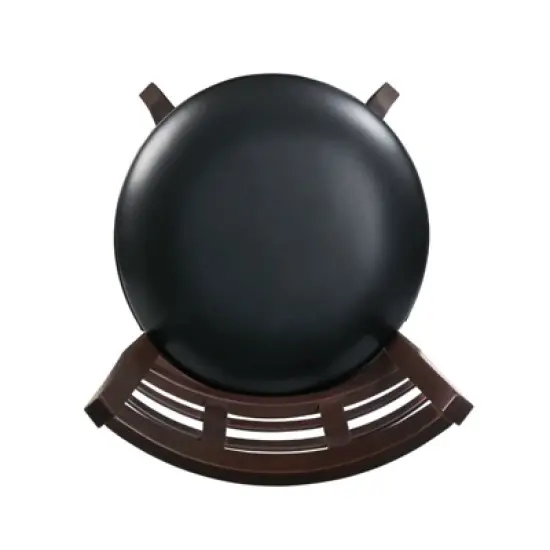 Shapel Faux Leather Swivel Counter Stool in Dark Cherry - Lexicon image {5}