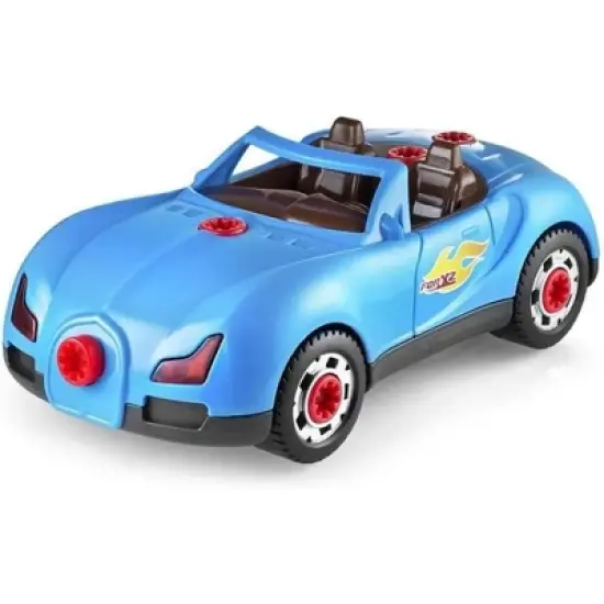 Take Apart Racing Car Toys - Racing Car with Drill, Engine Sounds and Lights - 30 Piece Race Car Take Apart Set - Play22Usa image {7}