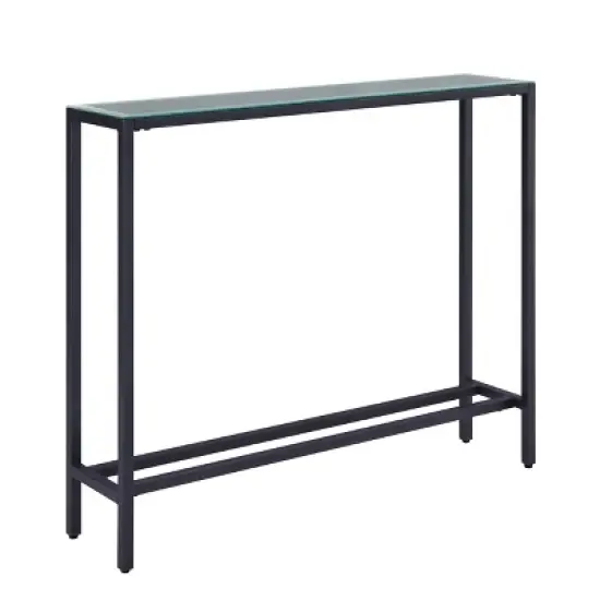 Dillard Narrow Console Table Gray - Aiden Lane image {4}