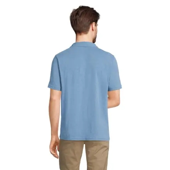 Lands' End Men's Short Sleeve Slub Pocket Polo image {1}