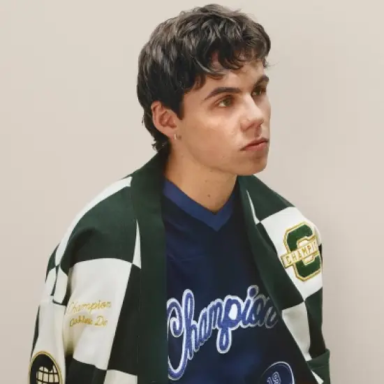 Champion Men's V-Neck Varsity Jersey - Navy image {5}