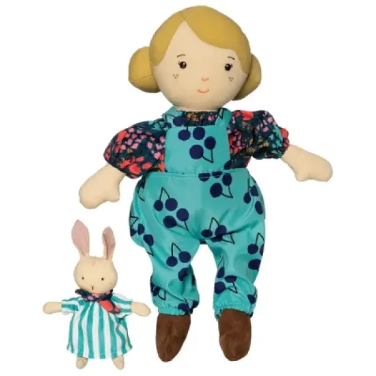 Manhattan Toy Playdate Friends Ollie Machine Washable and Dryer Safe 14 Inch Doll with Companion Stuffed Animal image {4}