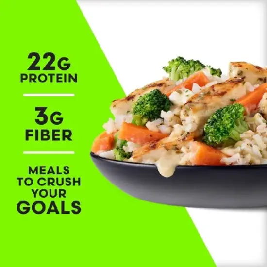 Vital Pursuit High Protein Gluten Free Frozen Garlic & Herb Grilled Chicken Bowl - 9.5oz image {3}