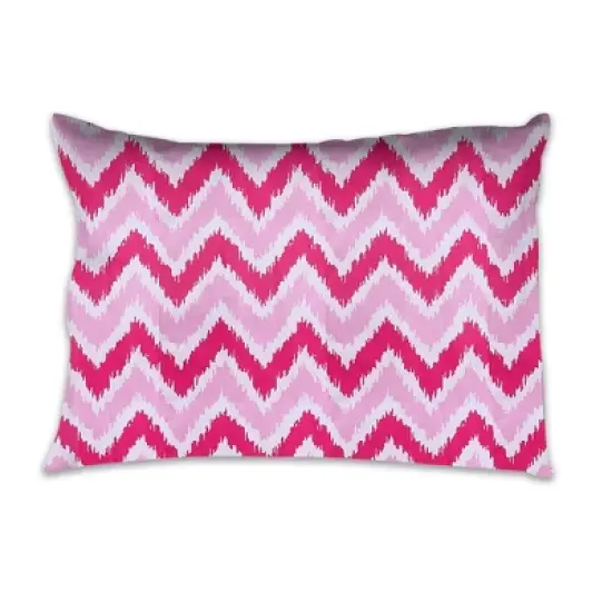 Bacati - MixNMatch Pink Chevron Dots 3 pc Toddler Sheet Set image {3}