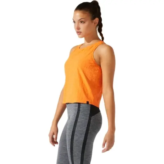 ASICS Women's Cropped Logo Jacquard Tank Training Apparel 2032B790 image {2}