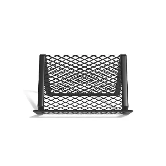 TRU RED 1 Compartment Business Card Holder Matte Black TR57526-CC image {1}