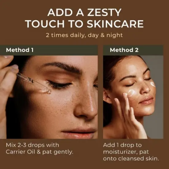 Gya Labs Mandarin Essential Oil 0.34 Fl Oz Fresh Citrusy Scent image {4}