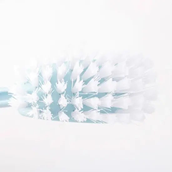 Unique Bargains Plastic Rectangle Toilet Brush Blue 15.7" x 1.6" image {4}