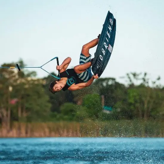 OBrien Biolite Series Traditional Mens Neoprene BioLite Boating Watersport Life Jacket Vest Size XL, Red image {2}