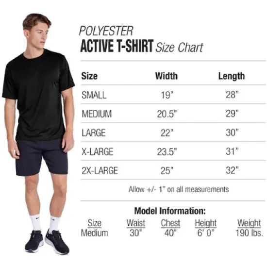 Men's University of Dayton Men's Sport Active T-Shirt Primary Collegiate Logo image {5}