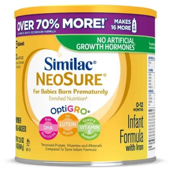 Similac Neosure Powder Infant Formula - 22.8oz image {2}