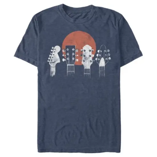 Men's Lost Gods Vintage Guitar Heads T-Shirt image {2}