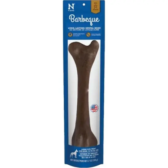 N-Bone BBQ Chew Bone For Dental Health Large image {3}