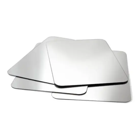 Hand2Mind Plastic Mirrors 4"x6" 4pk Mirror Science Classroom Supplies image {1}