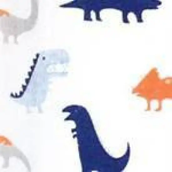 Hudson Baby Infant Boy Cotton Bodysuits 5pk, Dinosaur image {2}