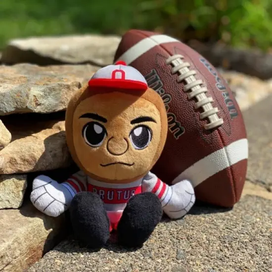 NCAA Ohio State Buckeyes Brutus Buckeye Kuricha Sitting 8" Plush Figure image {3}