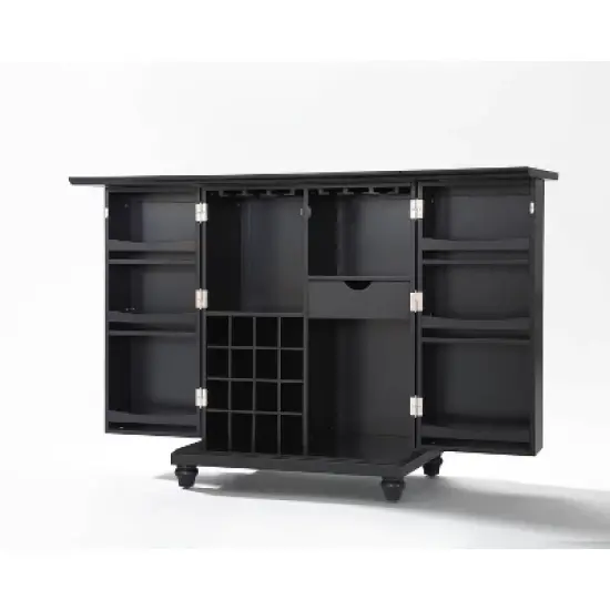 Cambridge Expandable Bar Cabinet Black - Crosley image {8}