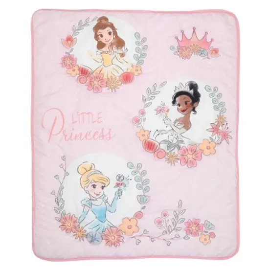 Lambs & Ivy Disney Baby Princesses Crib Bedding Set - 3pc image {3}