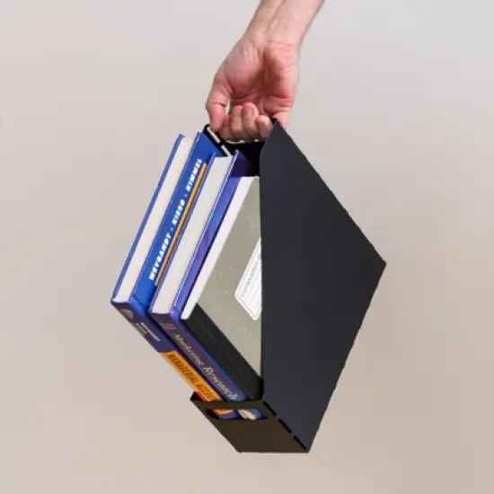 IRIS USA Letter/Legal File Metal Magazine File Holders, Black - 6Pack image {3}