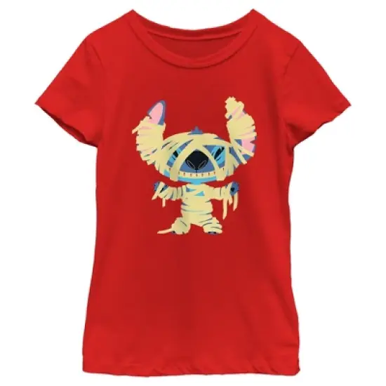 Girl's Lilo & Stitch Halloween Mummy Stitch T-Shirt image {4}
