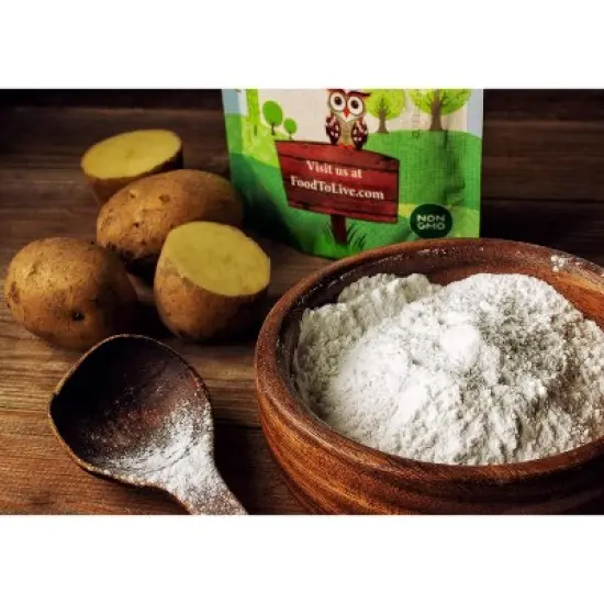 Organic Potato Starch - Unmodified Powder, Non-GMO, Pure Flour, Kosher, Vegan image {5}